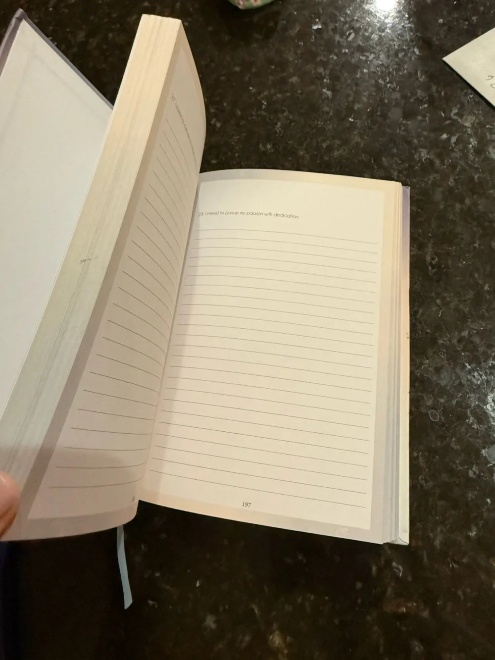 Intention Journal: new